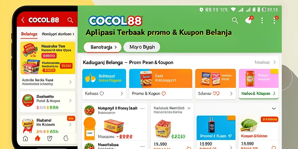 Tampilan utama COCOL88 menampilkan promo dan kupon terbaik.