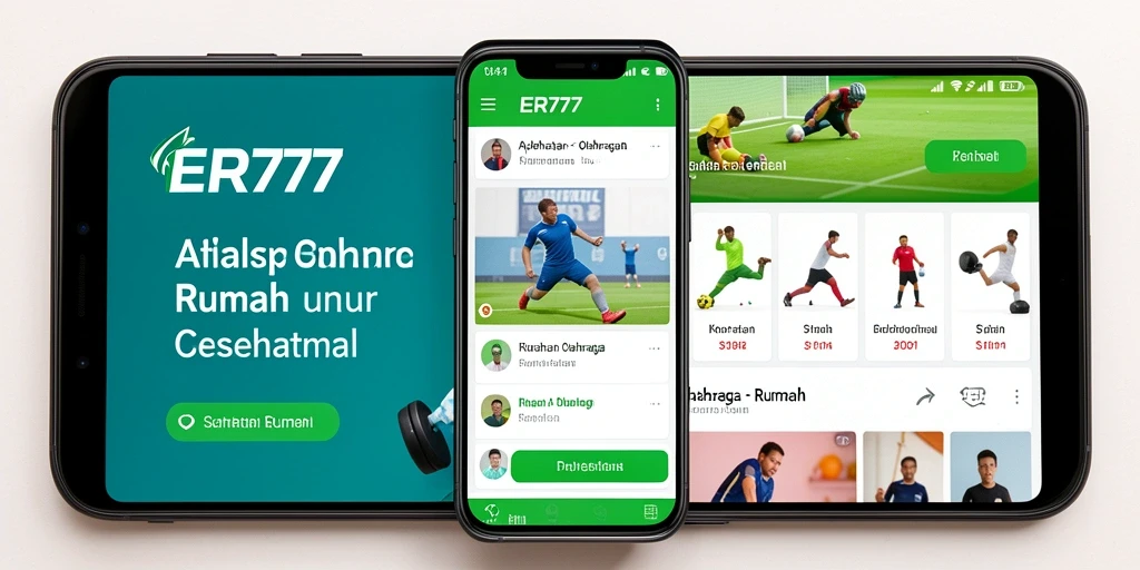 Tampilan antarmuka aplikasi ER777 yang sederhana dan menarik.
