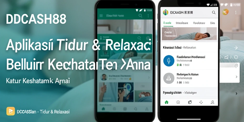 Antarmuka IDCASH88 yang user-friendly untuk tidur dan relaksasi.